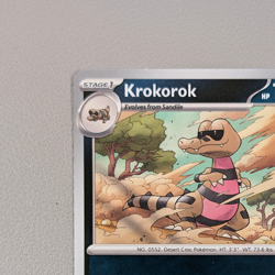 Pokemon TCG Card - Krokorok 65/94 Reverse Holo | Phantasmal Flames (2025) PFL - Image 3