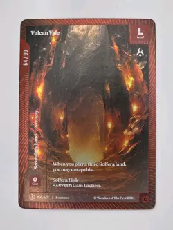 Wonders of the First Foil OCM Vulcan Vale 395/401 SERIALIZED #64/99 - Image 1