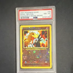 Pokemon TCG Entei 34/53 Wotc Promo Reverse Holo EN PSA 8 2001 - Image 1