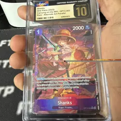 2024 ONE PIECE EMPERORS IN NEW WORLD MONKEY D LUFFY OP09-119 SEC CGC 10 PRISTINE - Image 1