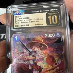 2024 ONE PIECE EMPERORS IN NEW WORLD MONKEY D LUFFY OP09-119 SEC CGC 10 PRISTINE - Image 2
