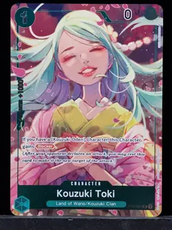One Piece Card Game Kouzuki Toki OP02-031 Paramount War English Alt Art NearMint - Image 1