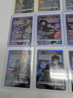 Union Arena Fullmetal Alchemist 27 Card Lot R, SR, *, Box Toppers, promos - Image 2