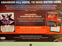 Magic: The Gathering Duskmourn ENDLESS PUNISHMENT Commander Deck Valgavoth NEW - Image 5