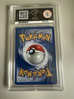 Pokemon TCG Team Rocket Dark Slowbro Holo Card 12/82 Ace Graded 8 - Image 2