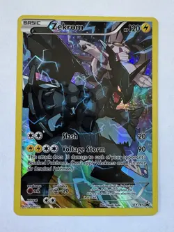 Pokemon TCG Zekrom XY76 Full Art Promo Holo English - Image 3