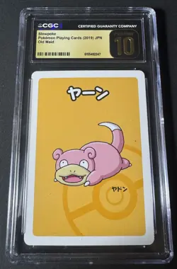 CGC Pristine 10 Slowpoke Pokemon Playing Cards 2019 Japanese Old Maid - Image 1