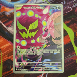 Cynthia's Spiritomb 244/217 Full Art Holo Illustration Rare EN 70HP - Image 1