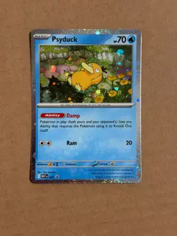 Psyduck 007 Holo ME: Mega Evolution Promo Pokemon NM Jiro Sasumo - Image 1