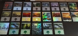 Magic The Gathering 150 Foil Lands Bundle Basic, Dual, and Full Art! - Image 5