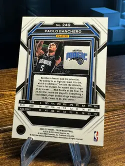 2022-23 PRIZM PAOLO BANCHERO ROOKIE CARD #249 ORLANDO MAGIC - Image 2