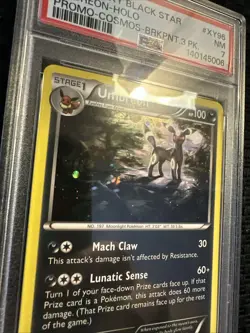 2016 POKEMON BLACK STAR PROMO UMBREON #XY96 HOLO PSA 7 NM #140145006 - Image 2