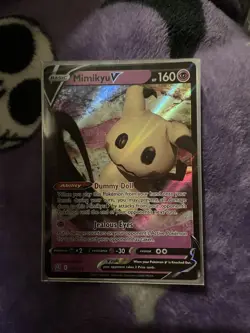 Pokemon TCG Mimikyu V Sword & Shield - Battle Styles 062/163 Holo Ultra Rare - Image 1