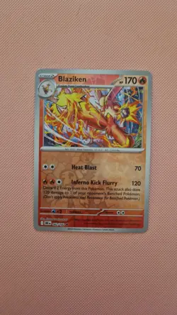Pokemon Card Blaziken Destined Rivals Reverse Holo Rare 042/182 Near Mint - Image 1