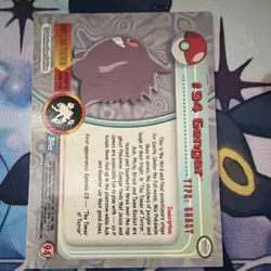 Topps Pokemon Topps Gengar 94 non-Holo First Appearance EN Trading Card - Image 2