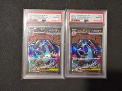 [PSA 10 Sequential Set of 2] Mega Charizard X ex 223/193 Japanese Pokemon Card - Image 1