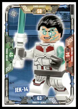 Lego Star Wars JEK-14 #48 Trading Card Collection Series 1 2018 LP - Image 1