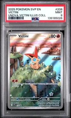 Victini 208 Sv: Scarlet & Violet Promo Cards Holo PSA 9 - Image 1