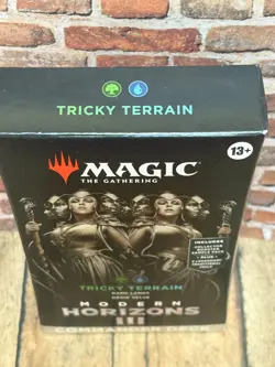 MAGIC THE GATHERING TRICKY TERRAIN MODERN HORIZONS 3 COMMANDER DECK 100CARD DECK - Image 2