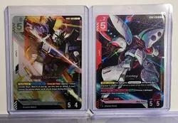 Qubeley and Zeta Gundam (LR) Gundam Dual Impact NM. 2 CARD LOT. #QZ1 - Image 1