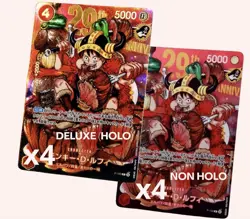 PROMO WEEKLY SHONEN JUMP (P-159) - LUFFY 29TH ANNIVERSARY - OP - Set Of 4 Cards - Image 1