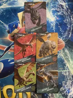 NEW Kung Fu Tea X How To Train Your Dragon Non Holo Cards - Image 1