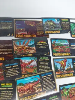 Vintage Dino Hunt Lot of 32 Dinosaur Cards 1996 Steve Jackson Games - Image 3