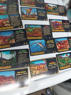 Vintage Dino Hunt Lot of 32 Dinosaur Cards 1996 Steve Jackson Games - Image 5