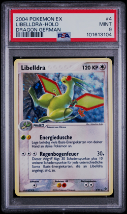 Libelldra (Flygon) Holo Foil 04/97 Pokemon Cards EX Dragon PSA MINT 9 GERMAN - Image 2