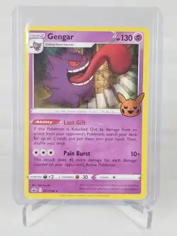 Gengar 57/198 Holo Rare Trick Or Trade Pokemon Card 2021 - Image 1
