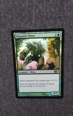 Megantic Sliver *FOIL* - Core Set 2014 - Magic the Gathering - MTG - M14 - Image 1