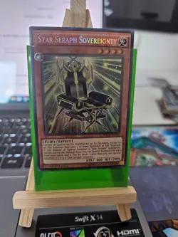 STAR SERAPH SOVEREIGNTY SECRET RARE 1ST ED PRISMATIC WSUP-EN020 YuGiOh - Image 1