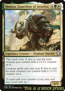 Hamza, Guardian of Arashin Commander Legends[CMR - 278] Uncommon Lightly Played - Image 1