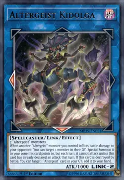 Yu-Gi-Oh! Altergeist Kidolga 1st Ed. MP19-EN024 Rare NM/LP x1 - Image 1