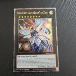 YUGIOH #RA02-EN036 Number 38: Hope Harbinger Dragon Titanic Galaxy QCSR - Image 1