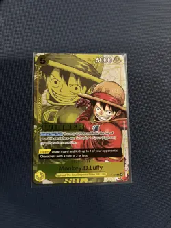 One Piece TCG Monkey D Luffy P-106 Winner Pack Vol 2 Promo Card - English NM - Image 1
