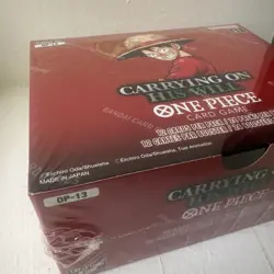One Piece OP-13 Carrying on His Will New Booster Box English Sealed - Image 5