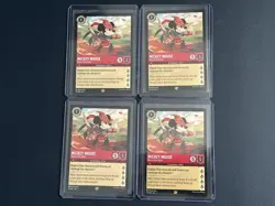 4x Mickey Mouse - Brave Little Tailor The First Chapter 115/204 Disney Lorcana - Image 1