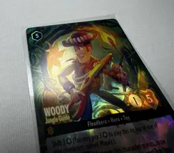 Disney Lorcana FOIL Woody Jungle Guide CHAMPION Wilds Set Champ Promo 54/P3 NM/M - Image 5