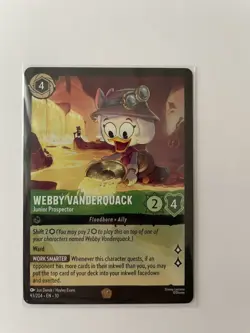 Disney Lorcana TCG: Webby Vanderquack - Junior Prospector 93/204 EN 10 - Image 1