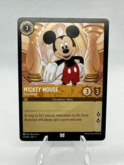 Disney Lorcana TCG: The First Chapter 12/204 Mickey Mouse True Friend Uncommon - Image 1