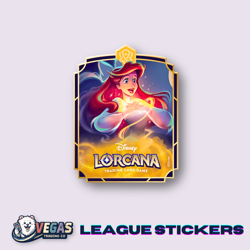 Disney Lorcana League Promo Stickers - You Pick (Merida, Ariel, Tinker, Pooh) - Image 5