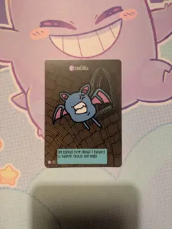 Rocket Pokiebubies Pokemon Fanart Card Zubie (Zubat) - Image 1