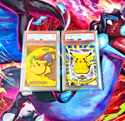 Topps 1999 & 2000 Pokemon Pikachu TV Cards Sequential Serial #'s #25 Mint PSA 9 - Image 1