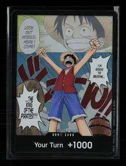 DON!! Card (Manga) (Alternate Art) Foil (LP) Romance Dawn 2022 DON!! One Piece - Image 1