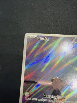 Pokemon TCG Cleffa Full Art Holo Card 202/197 Obsidian Flames Illustration Rare - Image 2