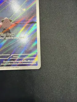 Pokemon TCG Cleffa Full Art Holo Card 202/197 Obsidian Flames Illustration Rare - Image 4