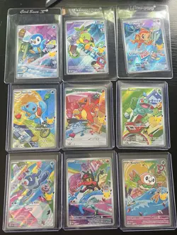 Pokemon first partners series 1 FULL set- NM 9 card lot - Image 1