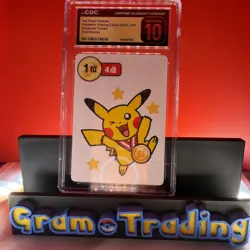 2025 POKEMON PLAYING CARDS JPN 1ST PLACE PIKACHU CGC 10 PRISTINE - Image 1