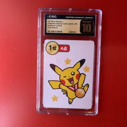 2025 POKEMON PLAYING CARDS JPN 1ST PLACE PIKACHU CGC 10 PRISTINE - Image 2